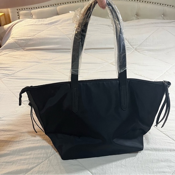 Botkier Bags Large Black Nylon Fabric Tote Shoulder Bag Spacious Women’s Purse - Picture 6 of 15
